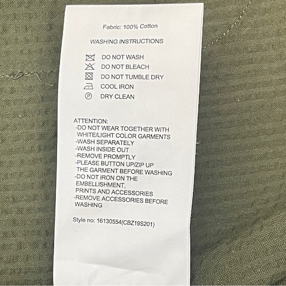 BARTI Club - Olive Textured Blazer size L / 40R 100% Cotton - Picture 6 of 7